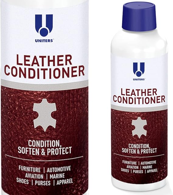 UNITERS Leather Conditioner Cream Protector – Leather Conditioner for Car Seats, Motorcycles, Furniture, Holsters, Saddl