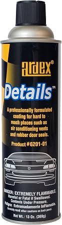 Ardex Details 6201 Professional Interior Aerosol Dressing, Car Detailing Kit Interior Cleaner for Hard-to-Reach Places, 