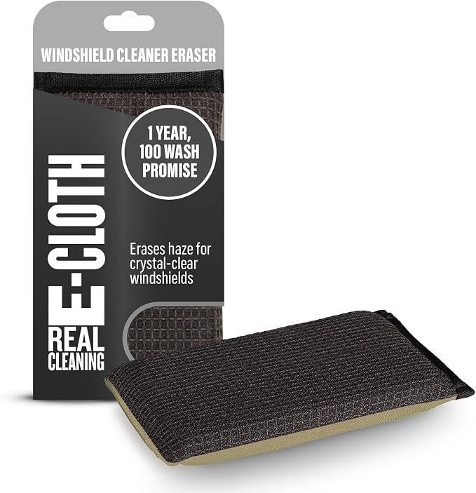 E-Cloth Car Windshield Haze Eraser Sponge, Anti Fog Sponge - 1 Pack