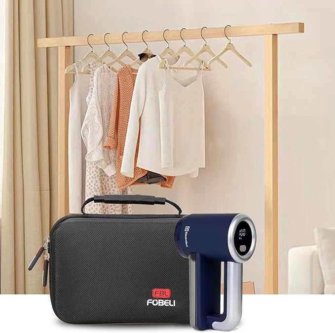 FBLFOBELI Fabric Shaver Storage Case Compatible with Electrolux/iRUNTEK/BEAUTURAL Rechargeable Fabric Shaver, Travel Carrying Case for Most of Rechargeable Lint Remover Set