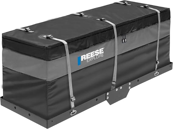 Reese Explore 63604 Amigo Hitch Mount Cargo Carrier Bag, 59 Inch x 18.5 Inch x 24 Inch, Rainproof, Fit On A Most Full-Si