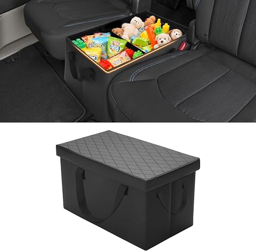Shademax Car Seat Organizer for Chrysler Pacifica 2017-2025 2026 Accessories Backseat Organizer Car Console Organizer fo