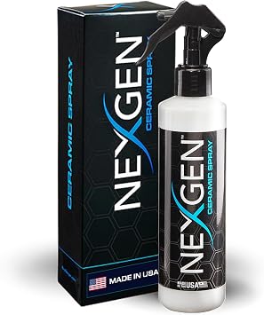 Nexgen Ceramic Spray Silicon Dioxide, Easy to Apply Ceramic Coating Spray for Cars, 8 oz | Professional-Grade Protective