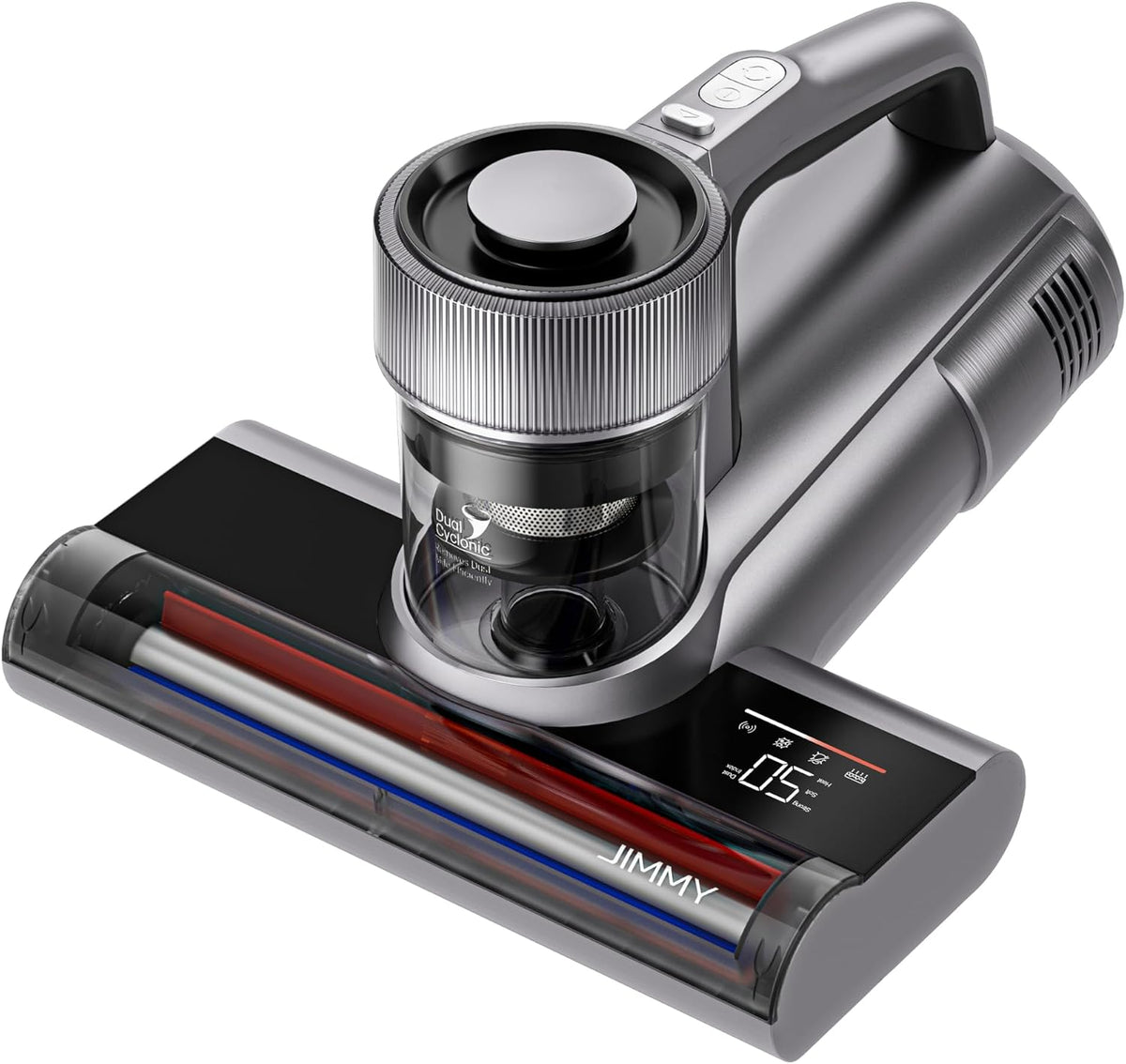 WB81 Mattress Vacuum Cleaner, Upgraded Roller Brush, Smart Dust Sensor LED, UV Light and Ultrasound, PTC Heating, Best for Pet Hair and Anti-allergen (WB81, 2025 New Model)