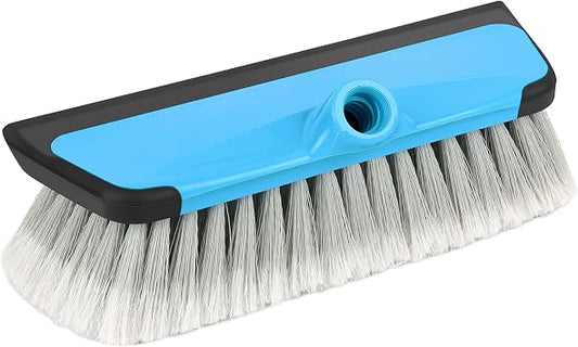 Car Wash Brush Head 10'', Soft Bristle Cleaning Brush for Washing Exterior