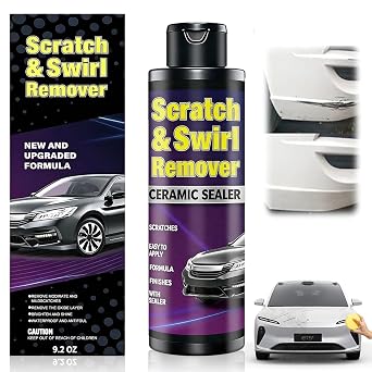 Car Scratch Remover Kit,Upgraded Remover Cars, Car Paint Scratch Repair, Polishing ＆ Rubbing Compound Paint Restorer wit