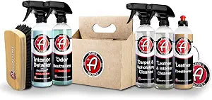 Adam's Polishes Elite Interior - Includes 6 Iconic Cleaning Products for Total Interior Car Detailing | Accessories, Lea