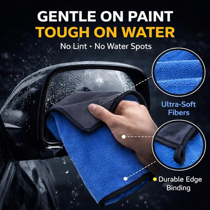 10-Piece Car Interior Cleaning Kit - 3 Natural Boar Hair Brushes, 3-in-1 AC Vent Brush, 160g Non-Toxic Gel, Microfiber Duster, 100ml Food-Grade Spray Bottle | Multi-Scenario for Auto