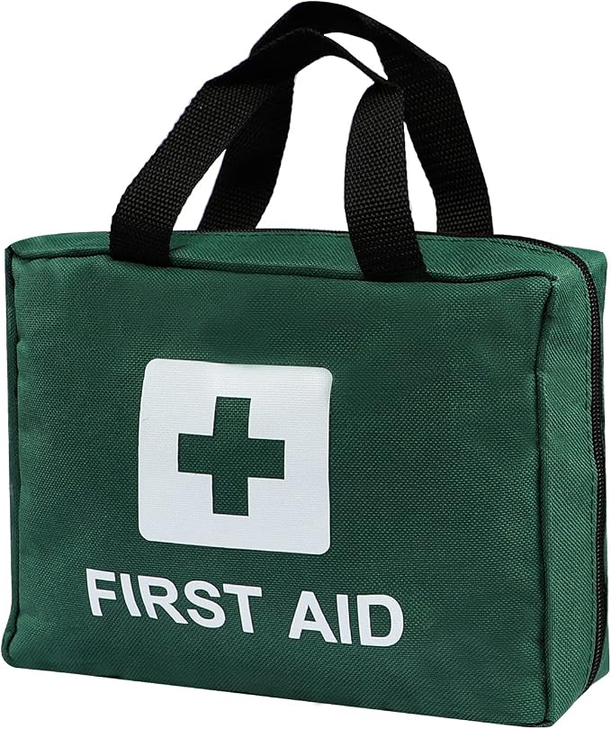 First Aid Kit Reflective Cross Empty Travel Rescue Pouch Medicine Bag Emergency kit Suitable for Car Home Office Kitchen