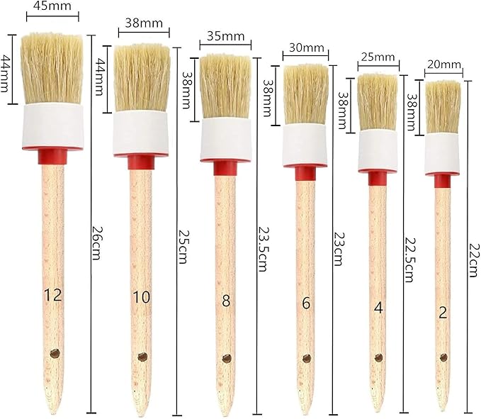 Nurkul 11 Pieces Auto Detailing Brush Set for Cleaning Interior, Exterior, Leather, Including 6 pcs Car Detailing Brushes, 3 pcs Wire Brush and 2 pcs Automotive Air Conditioner Brush