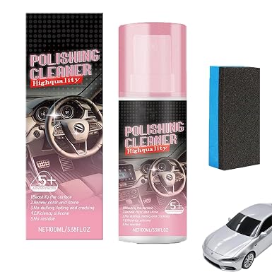 Interior Detailer Spray, Car Interior Polishing Cleaner Spray, Foam Interior Detailing Cleaner, Protectant for Automotiv
