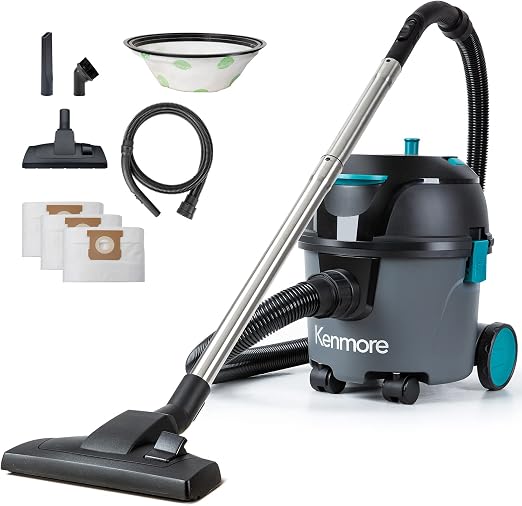 Kenmore KW3010 Bagged Canister Vacuum 3 Gallon Lightweight