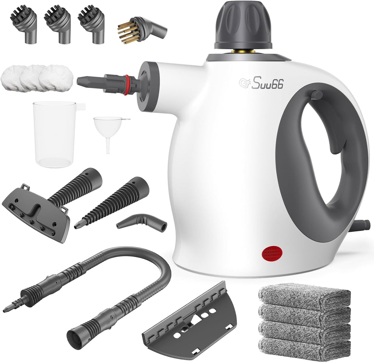 Handheld Steam Cleaner, 500mL Tank, Deep Cleaning & 19PCS Accessories