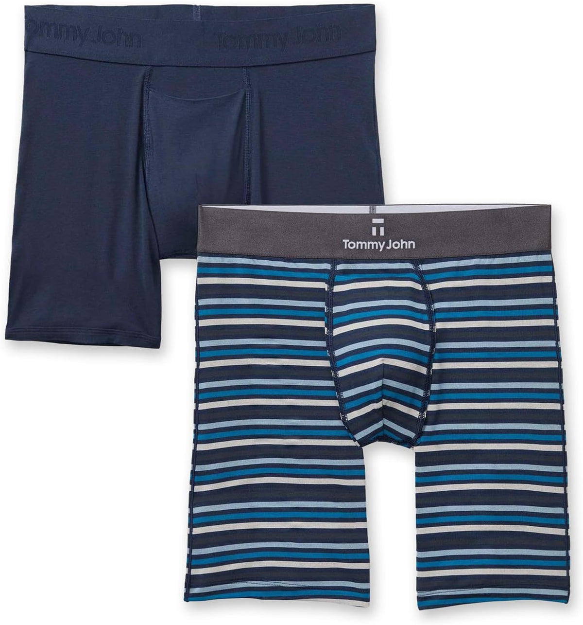 Tommy John Men's Second Skin 6" Mid-Length Boxer Brief Underwear