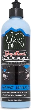 Jay Leno's Garage Carnauba Car Wax – Liquid Carnauba Polish for Cars, Auto Wax for Deep Shine and Protection, Profession