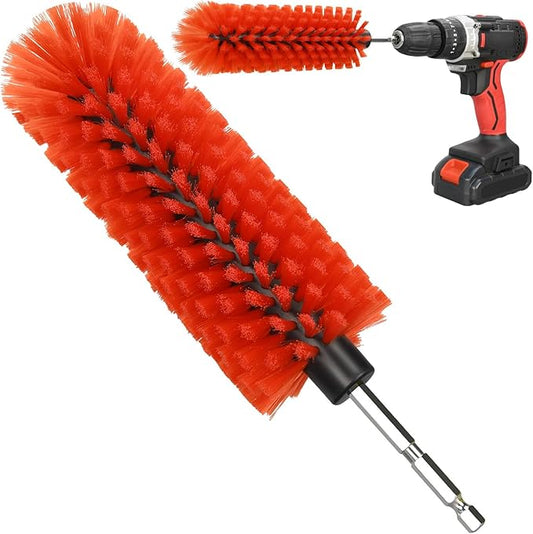 Drill Brush for Car Wheel and Bottle, Highly Dense and Durable Car Cleaning Brush for Wheels, Rims, Engines, Exhaust, Bottle