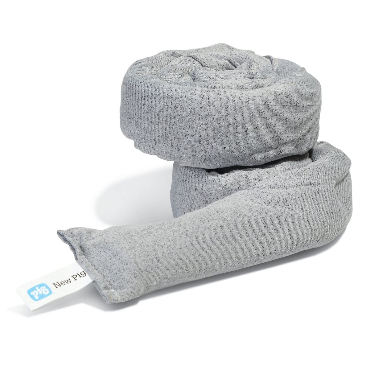 Dryer-Safe Reusable Water Absorbent Sock - 2 Pack - 3" x 38" - Absorbs Up to 34 oz per Sock - Gray - PM50672