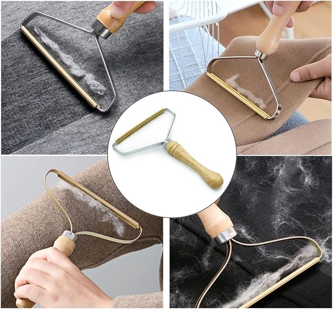 SUOXU Lint Remover Portable Pet Hair Remover,Reusable Lint Fabric Shaver Carpet Roller Scraper,for Carpet,Fabric Sofas,Beds, Furniture, Clothes Cat、Dog Hair Removal Cleaning Professional Tools