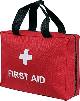 First Aid Kit Reflective Cross Empty Travel Rescue Pouch Medicine Bag Emergency kit Suitable for Car Home Office Kitchen