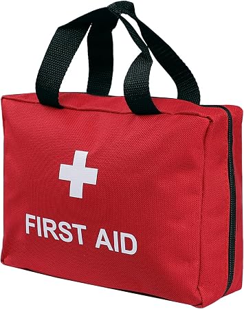First Aid Kit Reflective Cross Empty Travel Rescue Pouch Medicine Bag Emergency kit Suitable for Car Home Office Kitchen