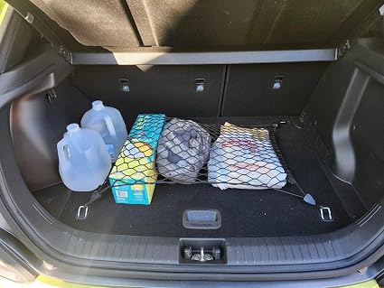 Rear Trunk Organizer Cargo Net for Hyundai Kona 2018-2026 – Floor Style Cargo Net for SUV - Premium Mesh Elastic Car Tru