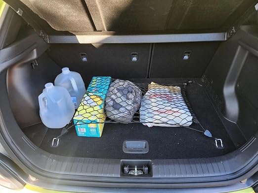 Rear Trunk Organizer Cargo Net for Hyundai Kona 2018-2026 – Floor Style Cargo Net for SUV - Premium Mesh Elastic Car Tru