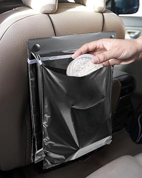 Disposable Car Trash Bags, Set of 15, Hanging Car Garbage Bags