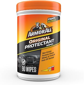 Armor All Car Interior Original Protectant Wipes, 90 Count, UV Protectant