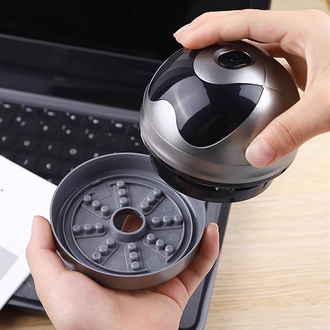 Desktop Vacuum Cleaner Mini Vacuum Cleaner for Crumbs Desk Table USB Vacuum Sweeper for Cleaning Eraser Crumbs Seeds Pet Hairs Flakes Computer Keyboard