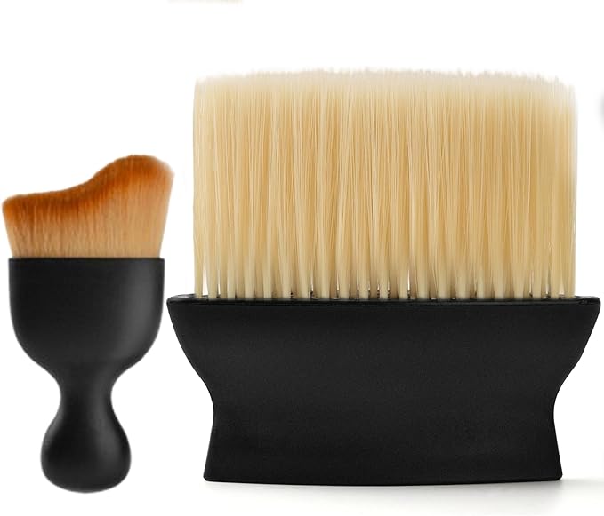 2PCS Car Detailing Brush, Automotive Interior Dusting Brush, Soft Car Interior Cleaning Tool for Dashboard Interior, Leather, Keyboard, Scratch-Free