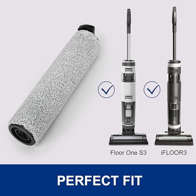 Ifloor3 Roller Brush Replacement for Tineco iFloor 3 and Floor One S3 Cordless Wet Dry Vacuum Cleaner, 2 Pack