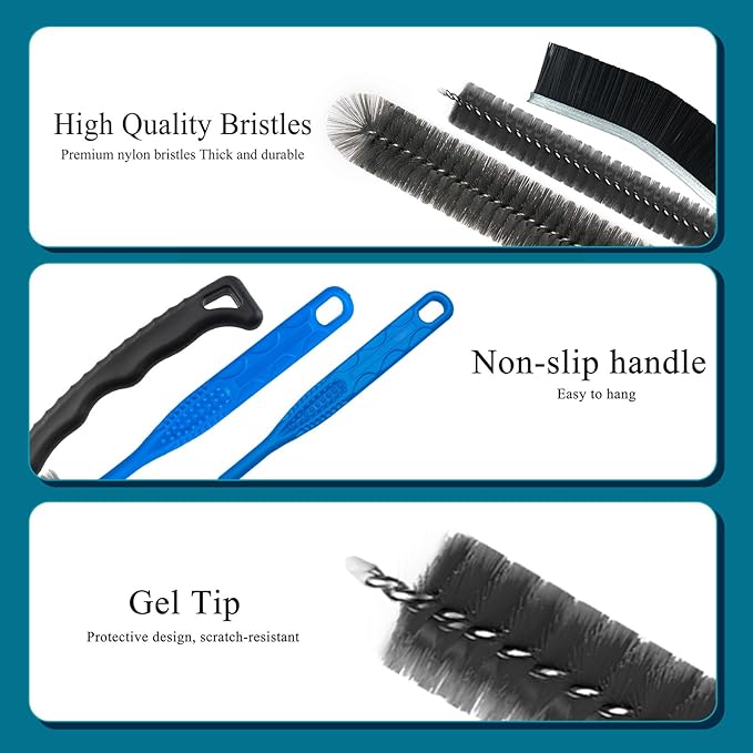 Dryer Vent Cleaner Kit, Flexible Lint Brush for Dryer Vent Cleaning, Dryer Fire Prevention Cleaner Safe & Effective Dryer Lint Removal Tool