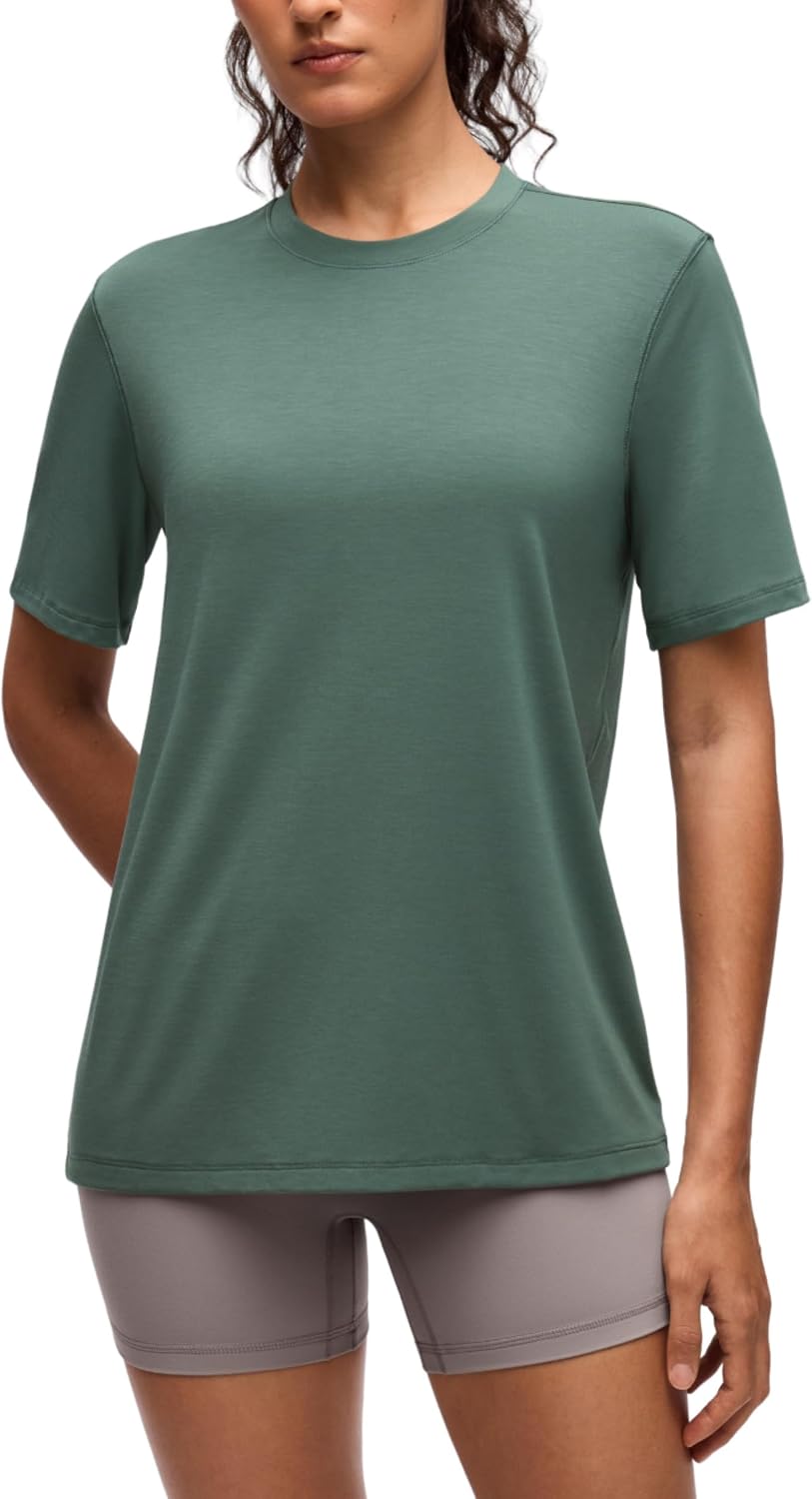 Quick Dry Crewneck T-Shirt Relaxed Fit