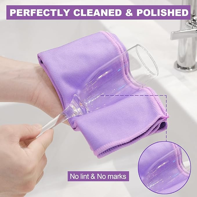 Norwεx - Basic Package - Microfiber - Window Cloth. Just water - without leaving streaks. For Household Enviro Dusting Cleaning Homes, Cars, Bars, Offices. Window Cloth makes cleaning a breeze. Purple