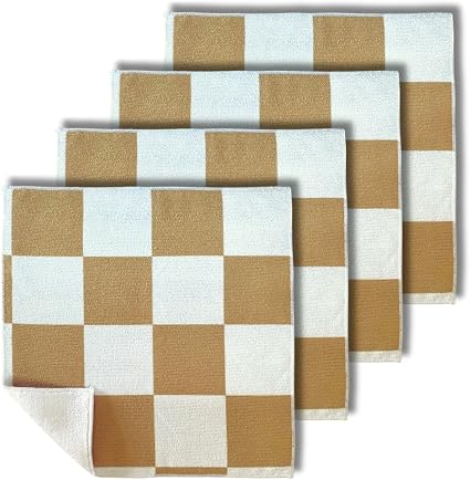 Microfiber Cleaning Cloths 13x13 – Lint-Free, Streak-Free Reusable Towels for Kitchen, Glass, Bathroom & Car | Cloak & S