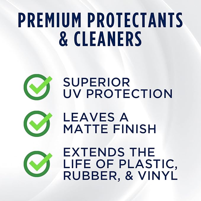 303 Products Automotive Protectant Spray, UV Protection for Car Interior & Exterior – Protects Vinyl, Plastic & Rubber, Repels Dust & Dirt, Matte Finish, 16 oz