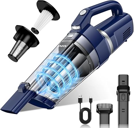 AHNR Handheld Vacuum Cordless Rechargeable, Hand Held Car Vacuum Cleaner - Cleanova