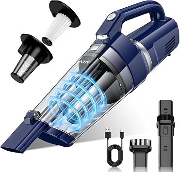 AHNR Handheld Vacuum Cordless Rechargeable, Hand Held Car Vacuum Cleaner