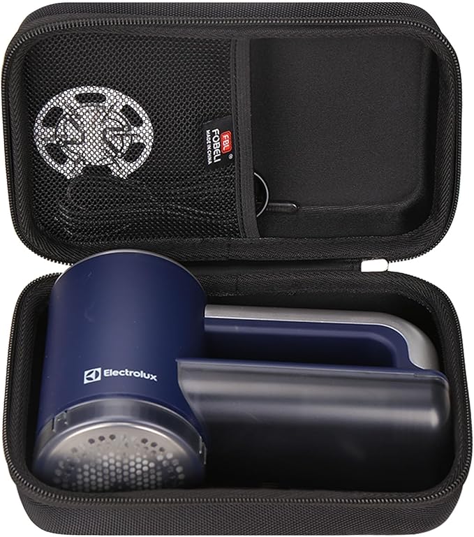 FBLFOBELI Fabric Shaver Storage Case Compatible with Electrolux/iRUNTEK/BEAUTURAL Rechargeable Fabric Shaver, Travel Carrying Case for Most of Rechargeable Lint Remover Set