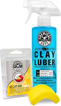 Chemical Guys, OG Clay Bar & Luber Synthetic Lube Kit, Medium Duty, 2-Piece