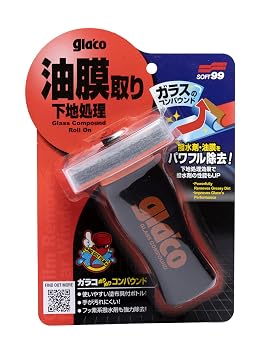 SOFT99 Glaco Glass Compound Roll On 100ml - Glass Cleaner