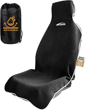 Car Seat Cover Towel for Cars, SUVs, Vans and Trucks, 1 Pack, Black