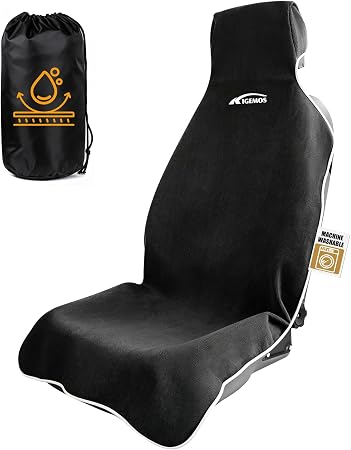 Car Seat Cover Towel for Cars, SUVs, Vans and Trucks, 1 Pack, Black