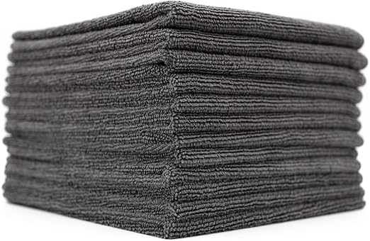The Rag Company - All-Purpose Microfiber Terry Cleaning Towels - Commercial Grade, Highly Absorbent, Lint-Free, Streak-F