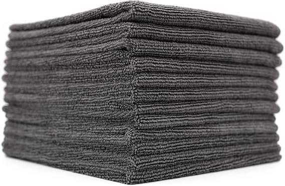 The Rag Company - All-Purpose Microfiber Terry Cleaning Towels - Commercial Grade, Highly Absorbent, Lint-Free, Streak-F