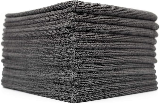 The Rag Company - All-Purpose Microfiber Terry Cleaning Towels - Commercial Grade, Highly Absorbent, Lint-Free, Streak-F