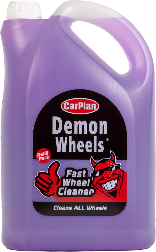 CarPlan Demon Wheels 169 fl Oz (5L) Refill Pack - Fast Wheel Cleaner