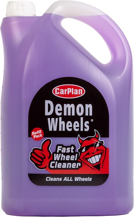CarPlan Demon Wheels 169 fl Oz (5L) Refill Pack - Fast Wheel Cleaner