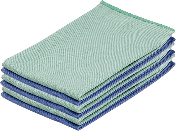 Superio Microfiber Window Cleaning Cloth, Mirror & Glass Miracle Cloth Lint & Streak Free, Washable, Large Eco-Friendly 