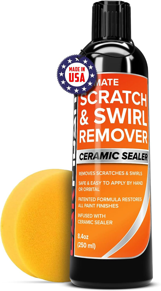 Carfidant Scratch and Swirl Remover - Car Scratch Remover for Vehicles Paint - Polishing Compound for Cars - Universal Repair Car Paint
